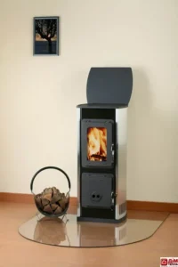 Піч камін з варильною поверхнею для дому